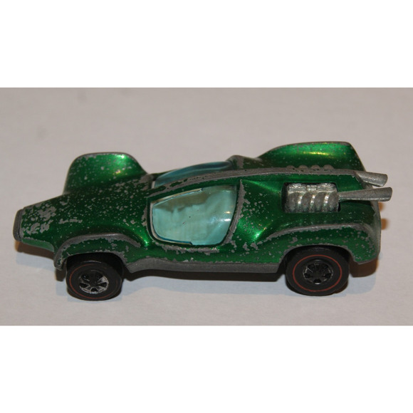 HOT WHEELS REDLINE 1969 MANTIS RARE GREEN - Picture 5 of 10